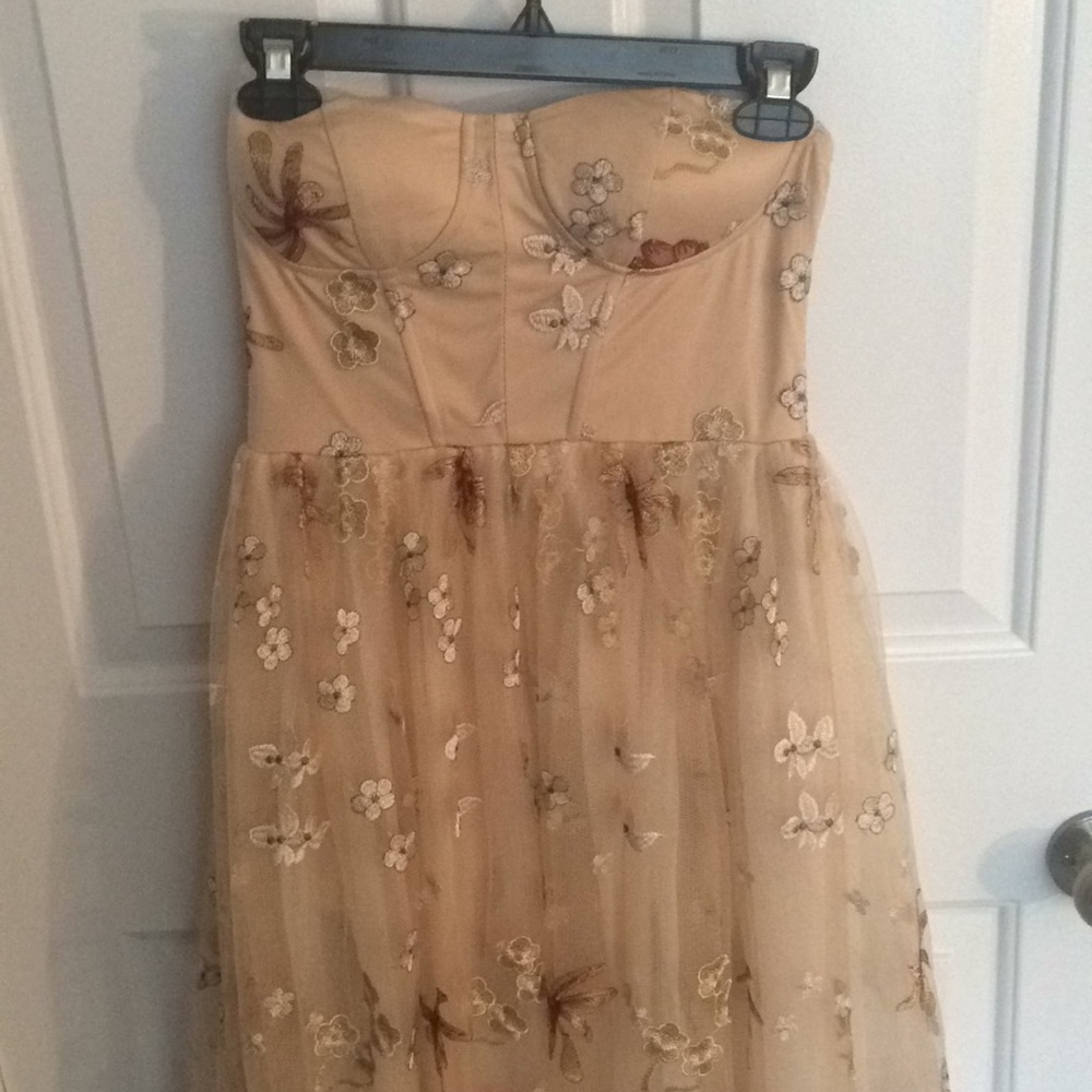 Stunning Floral Floor Length Gown